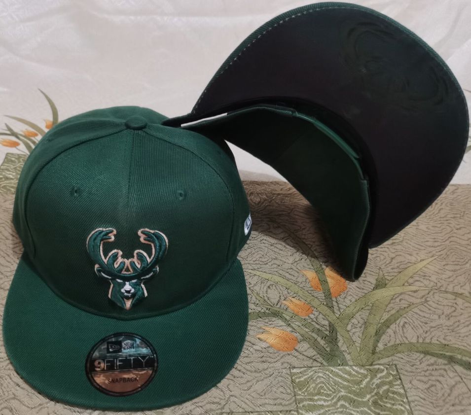 2021 NBA Milwaukee Bucks Hat GSMY6101->nba hats->Sports Caps